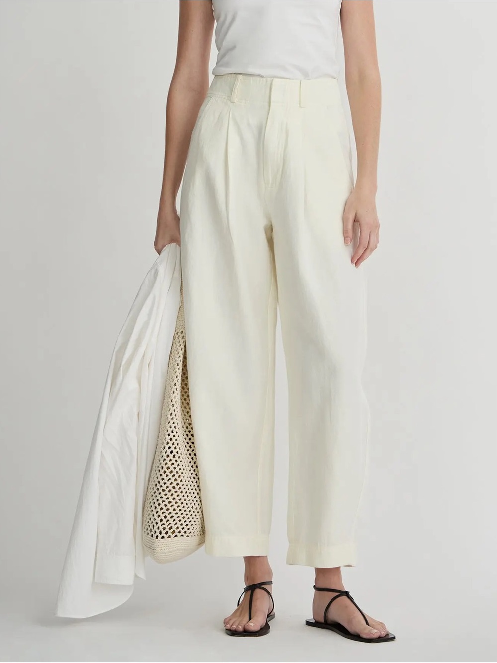 Apiece Apart Bari Crop Trouser